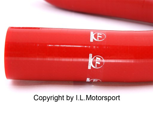 I.L.Motorsport Silicone Hose Set 9 Pieces Red