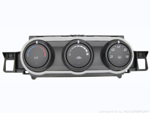 MX-5 Heater Control Surround Silver I.L.Motorsport